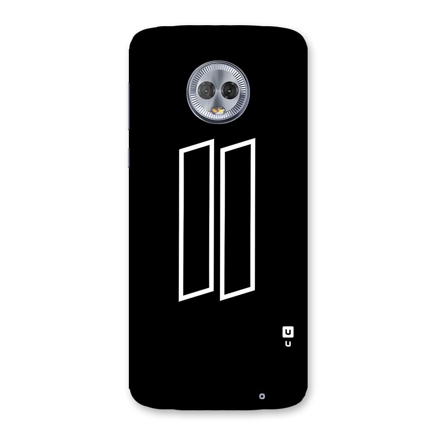 Minimal Slant Rectangles Back Case for Moto G6 Plus