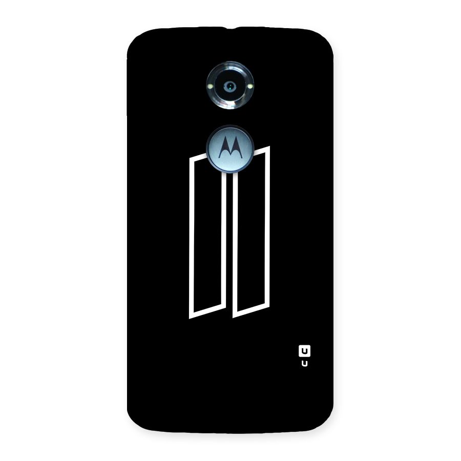Minimal Slant Rectangles Back Case for Moto X2