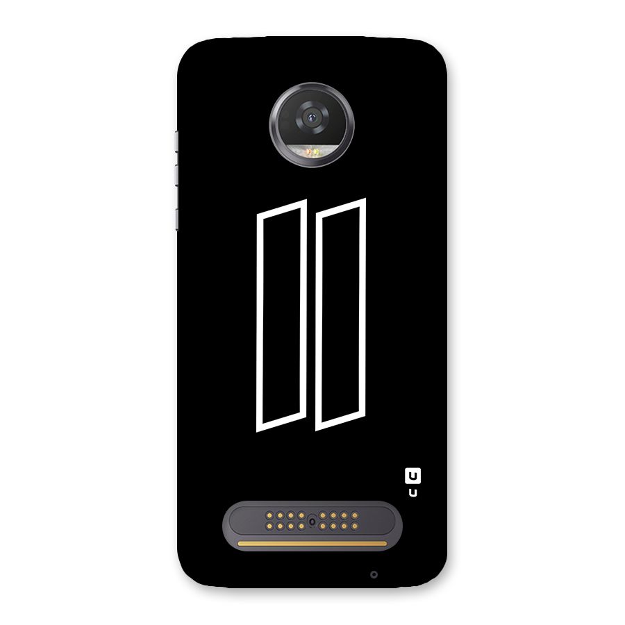 Minimal Slant Rectangles Back Case for Moto Z2 Play