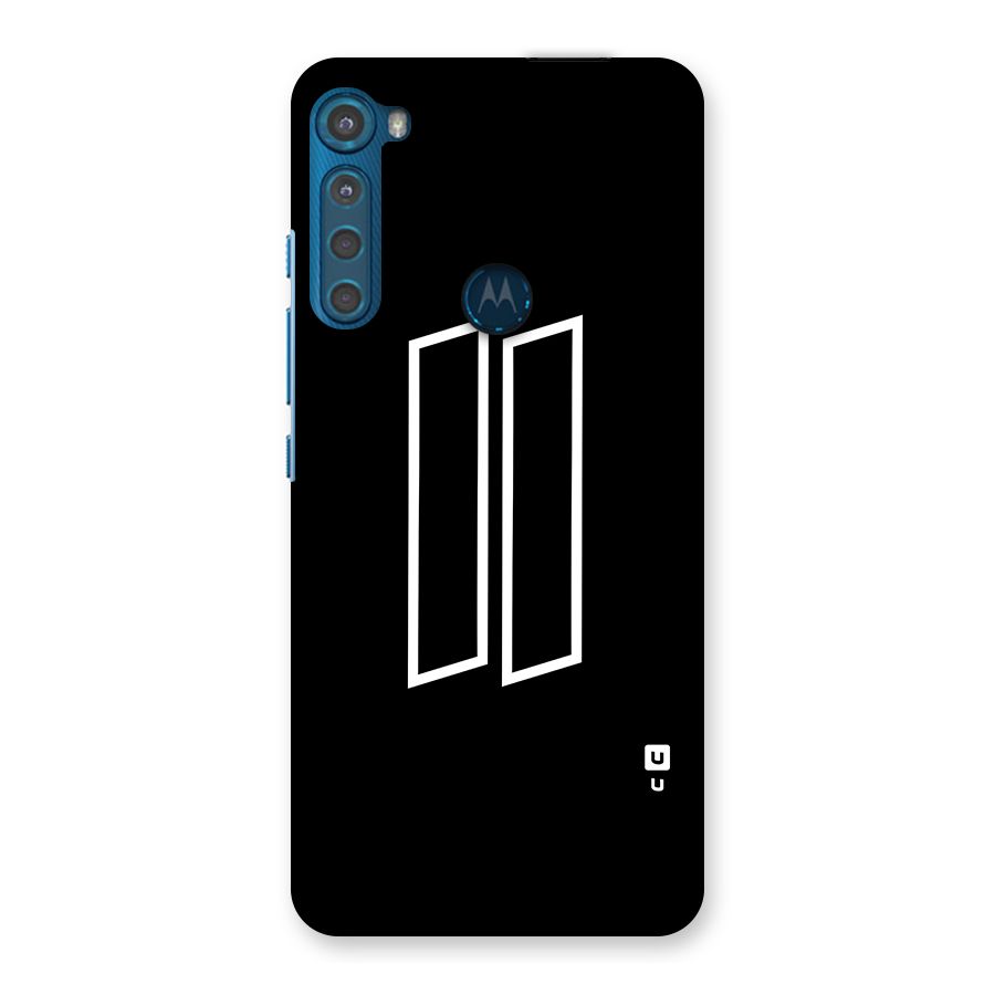 Minimal Slant Rectangles Back Case for Motorola One Fusion Plus
