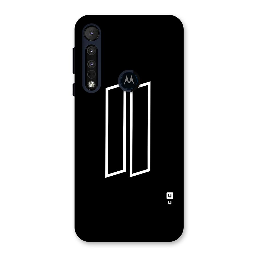 Minimal Slant Rectangles Back Case for Motorola One Macro