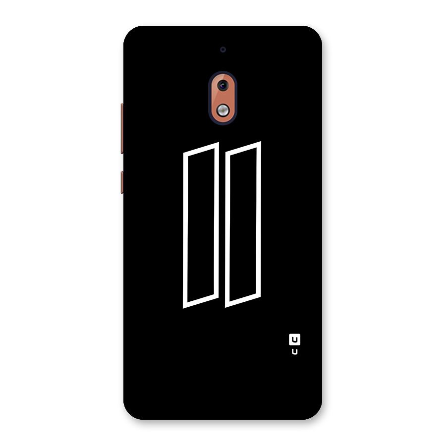 Minimal Slant Rectangles Back Case for Nokia 2.1