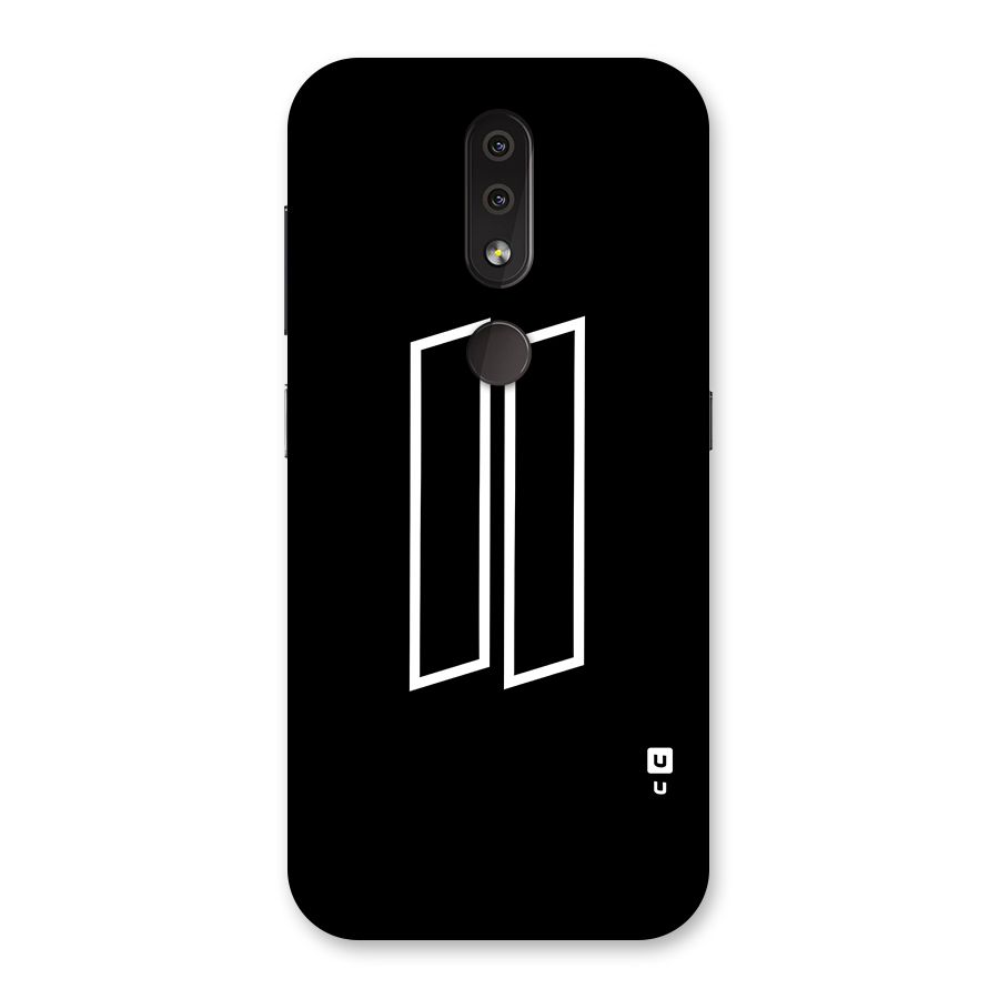 Minimal Slant Rectangles Back Case for Nokia 4.2