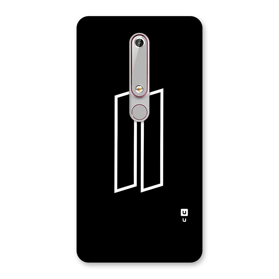 Minimal Slant Rectangles Back Case for Nokia 6.1