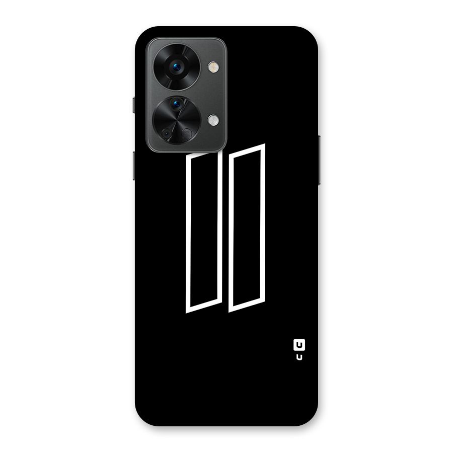 Minimal Slant Rectangles Back Case for OnePlus Nord 2T