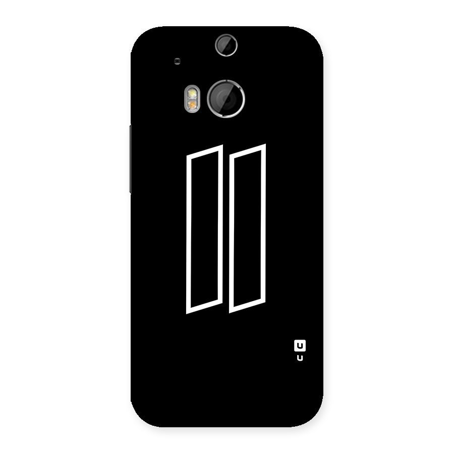 Minimal Slant Rectangles Back Case for One M8