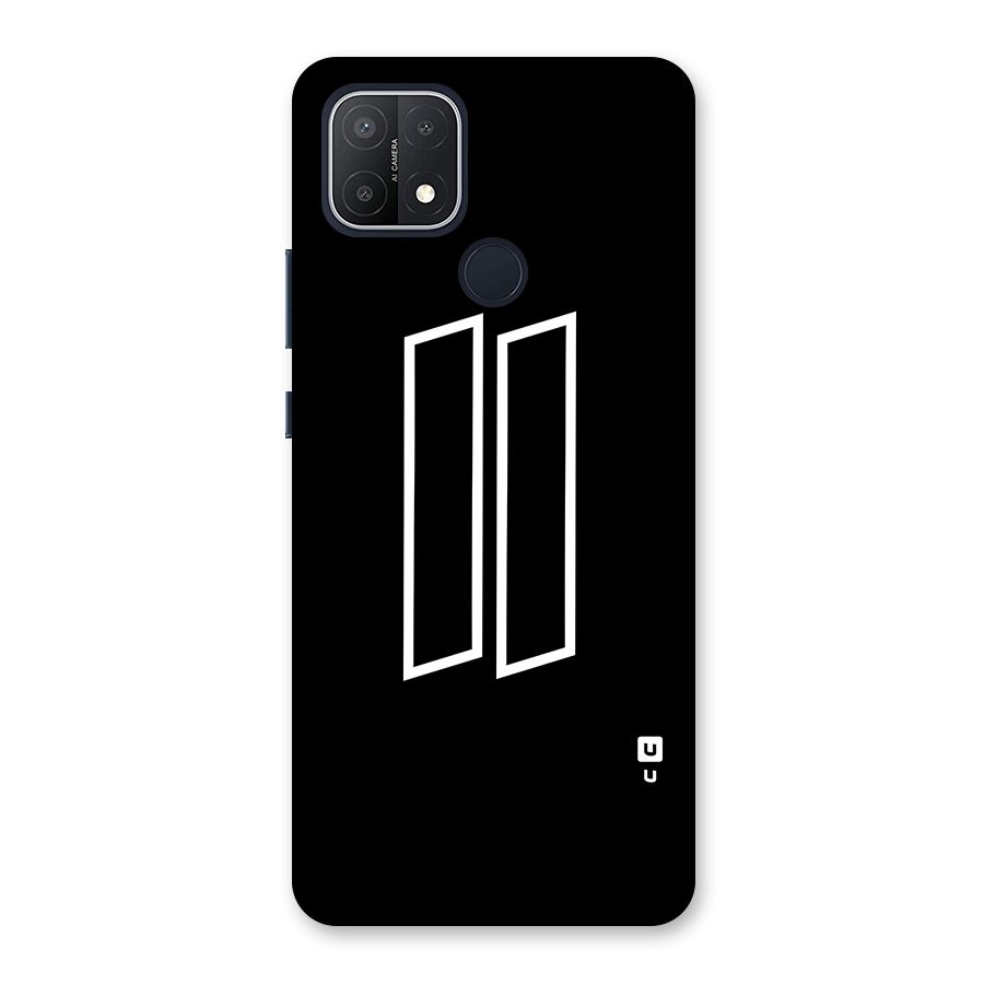 Minimal Slant Rectangles Back Case for Oppo A15s