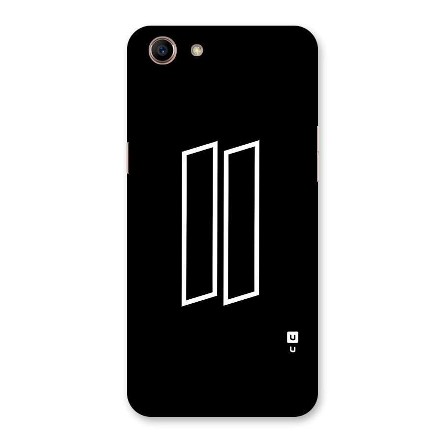 Minimal Slant Rectangles Back Case for Oppo A83 (2018)