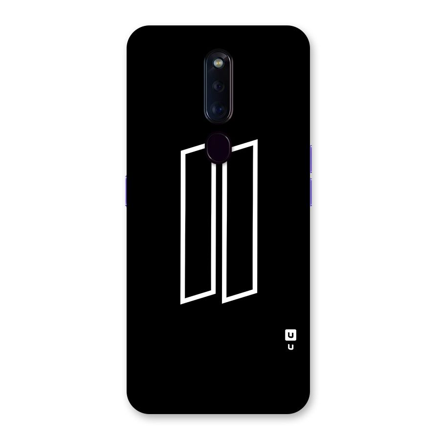 Minimal Slant Rectangles Back Case for Oppo F11 Pro