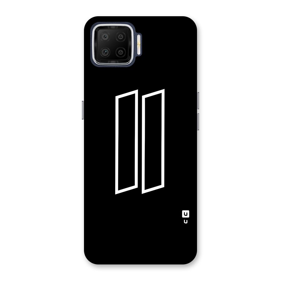 Minimal Slant Rectangles Back Case for Oppo F17