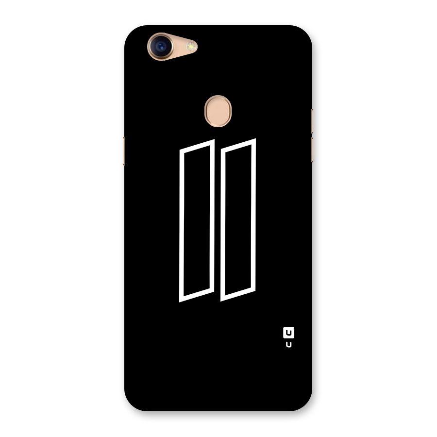 Minimal Slant Rectangles Back Case for Oppo F5 Youth