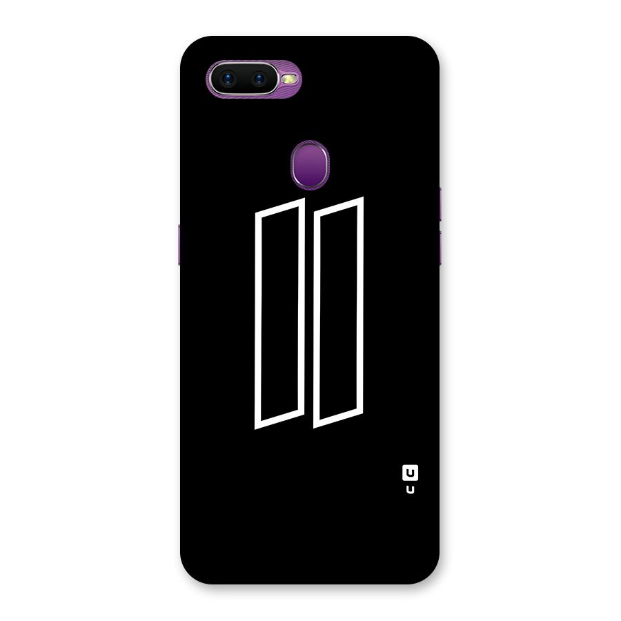 Minimal Slant Rectangles Back Case for Oppo F9