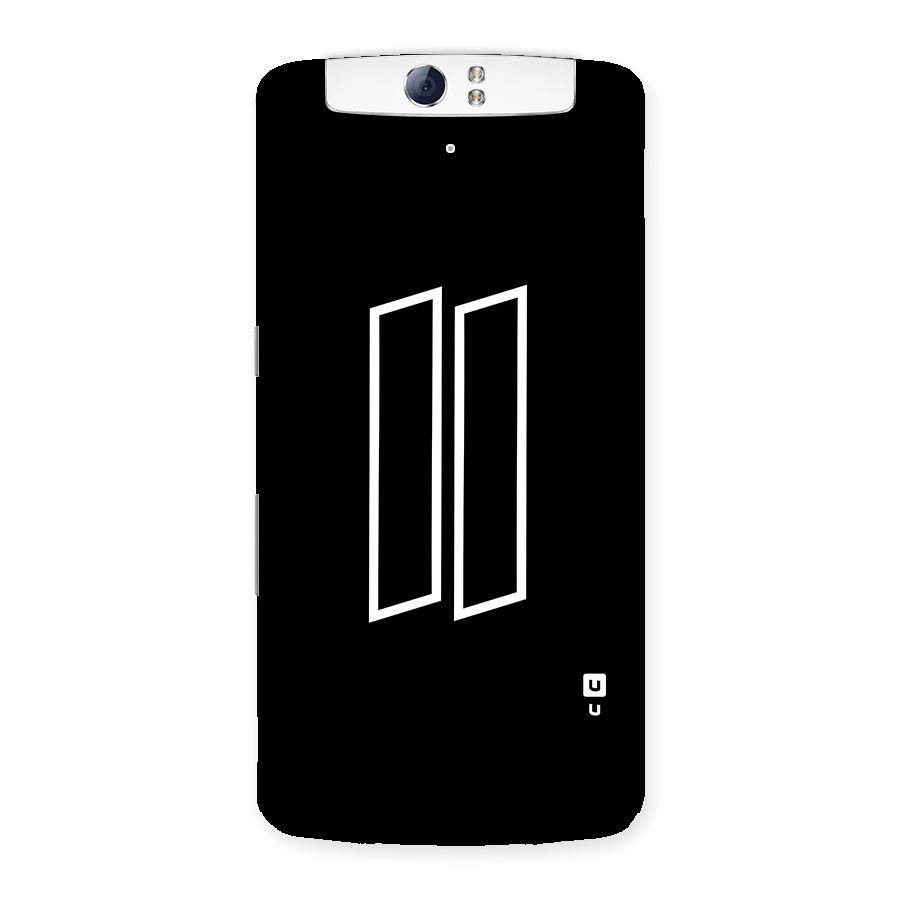 Minimal Slant Rectangles Back Case for Oppo N1