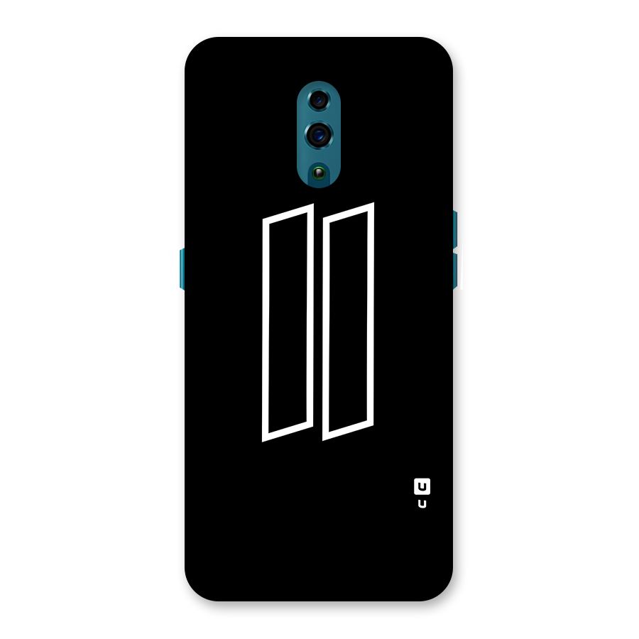 Minimal Slant Rectangles Back Case for Oppo Reno
