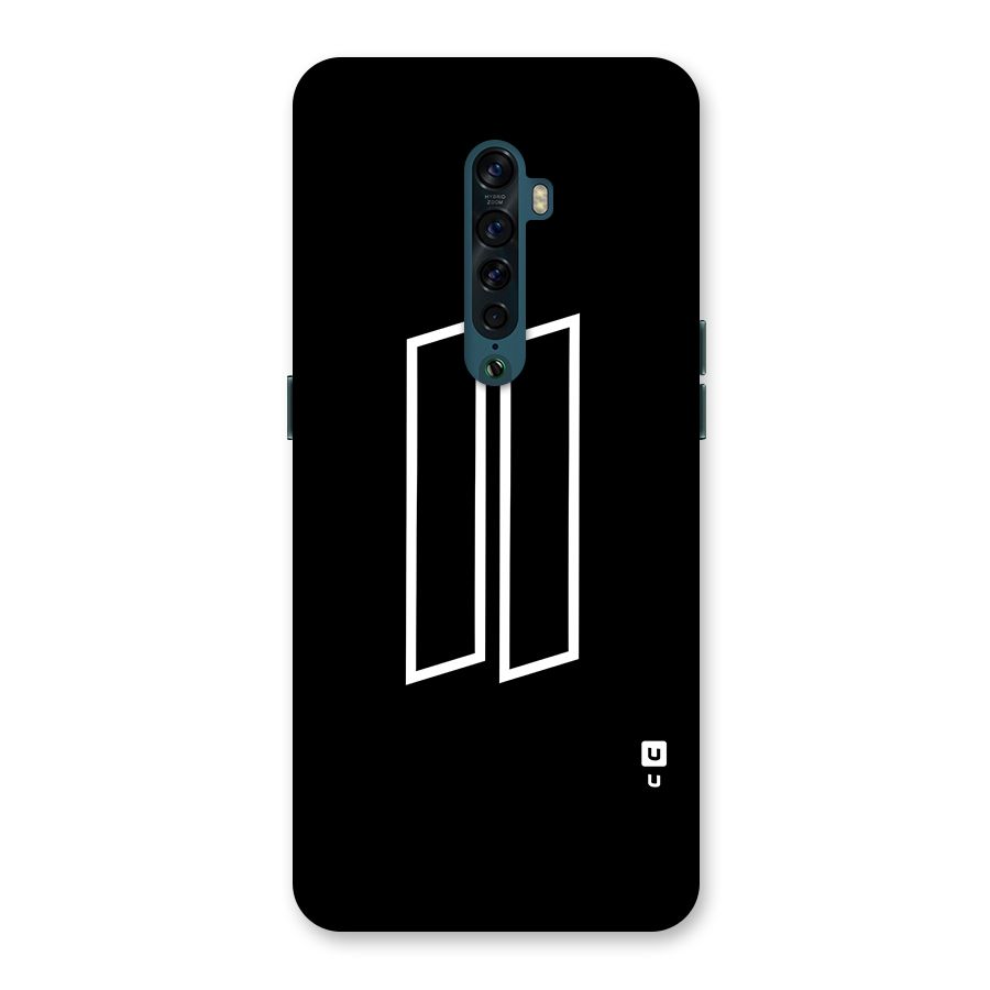 Minimal Slant Rectangles Back Case for Oppo Reno2