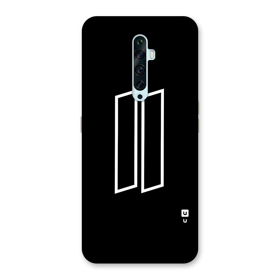 Minimal Slant Rectangles Back Case for Oppo Reno2 Z