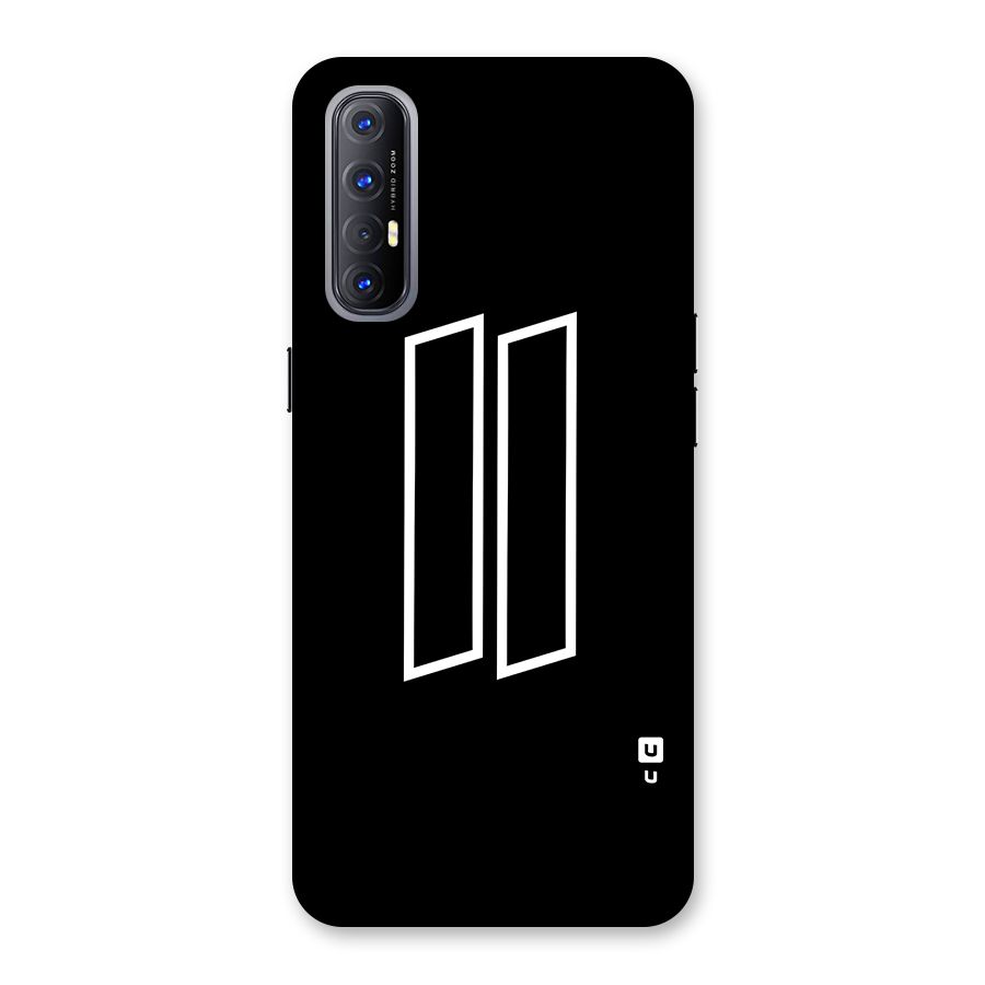 Minimal Slant Rectangles Back Case for Oppo Reno3 Pro