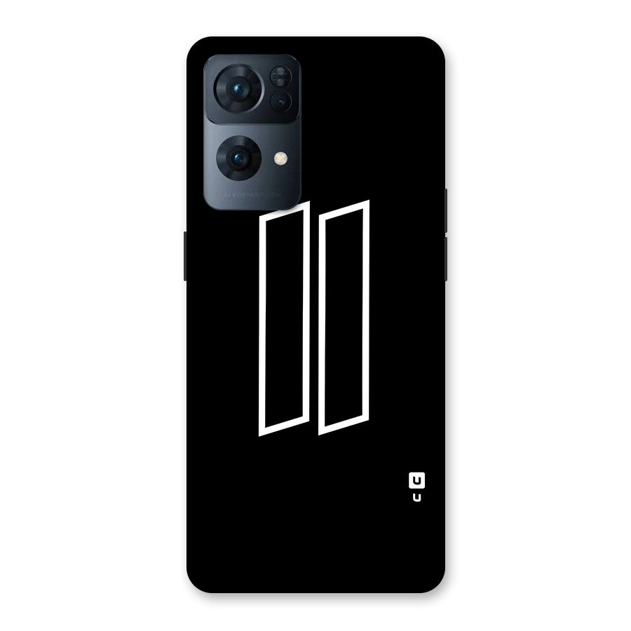 Minimal Slant Rectangles Back Case for Oppo Reno7 Pro 5G
