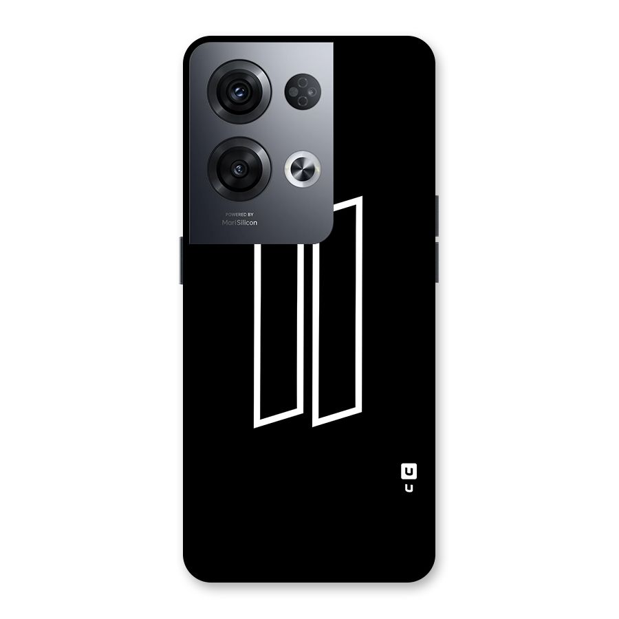 Minimal Slant Rectangles Back Case for Oppo Reno8 Pro 5G