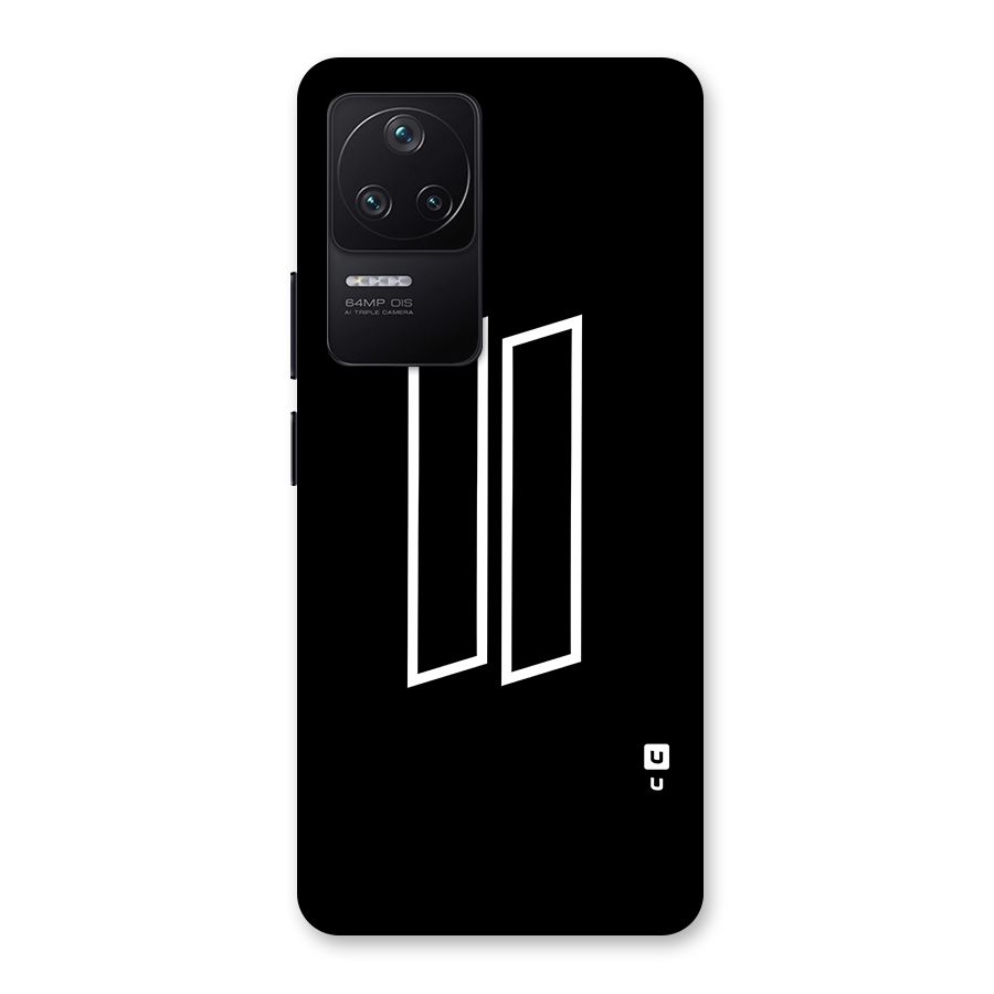 Minimal Slant Rectangles Back Case for Poco F4 5G