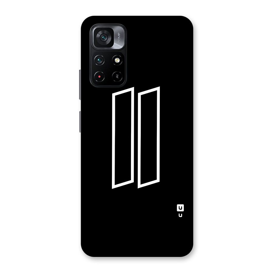 Minimal Slant Rectangles Back Case for Poco M4 Pro 5G