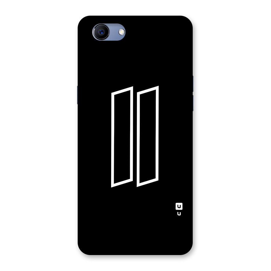 Minimal Slant Rectangles Back Case for Realme 1