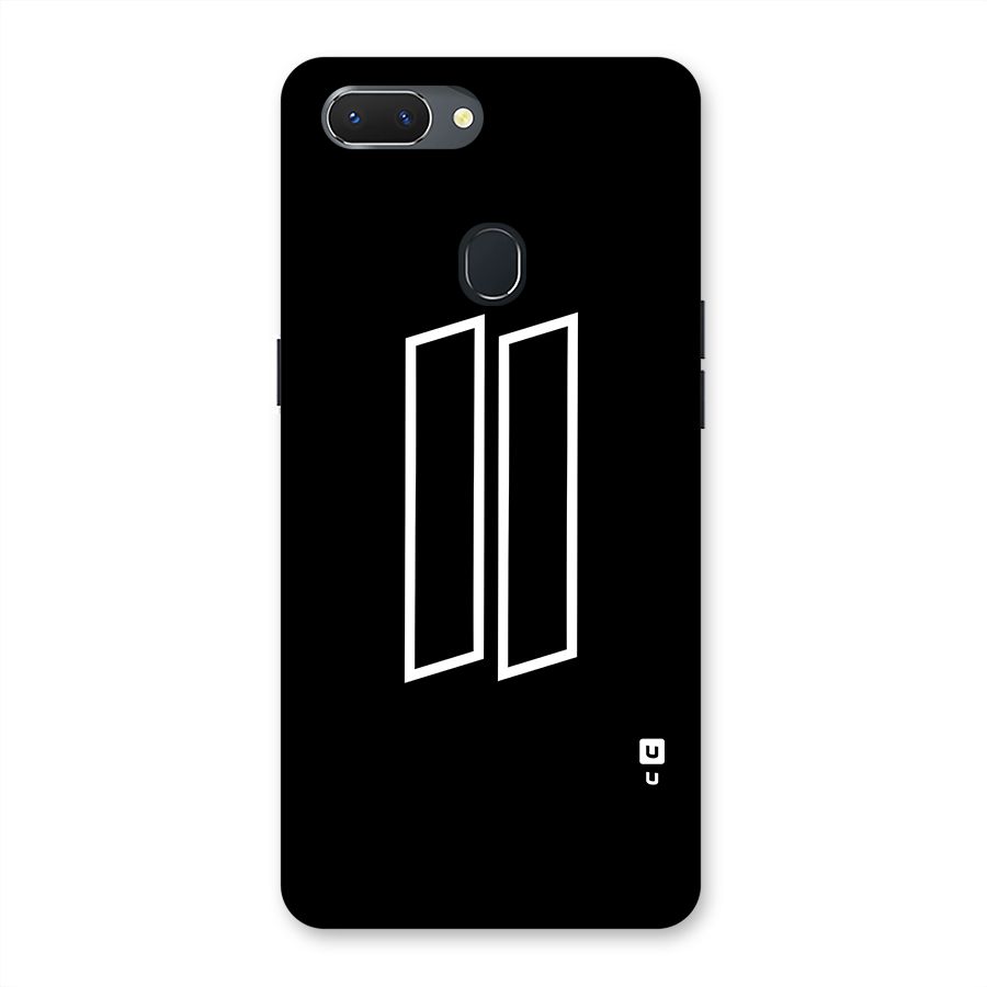 Minimal Slant Rectangles Back Case for Realme 2