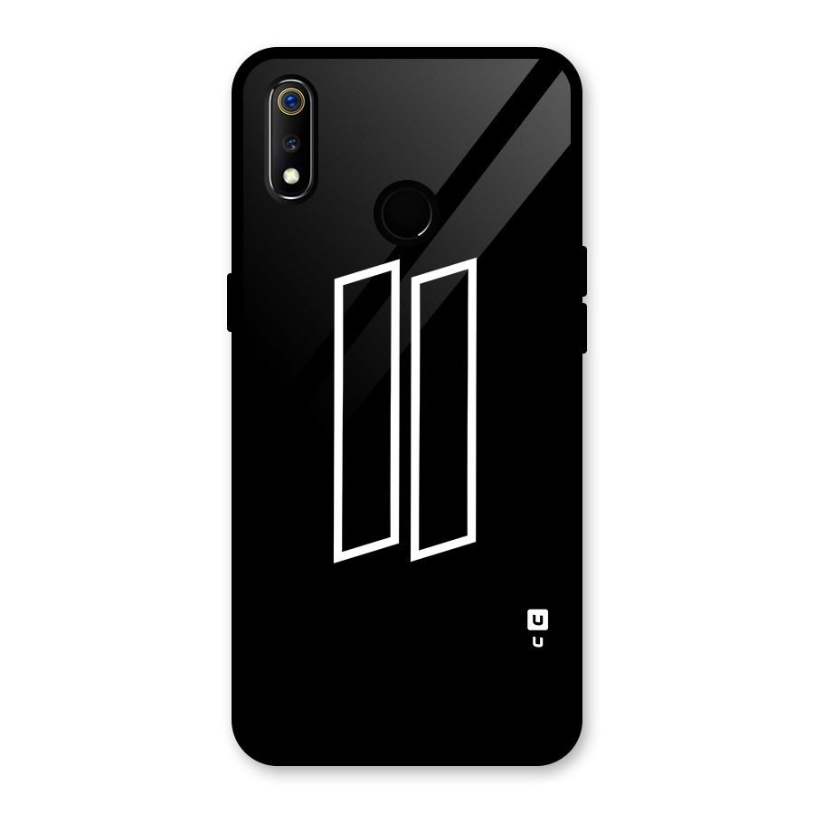 Minimal Slant Rectangles Back Case for Realme 3