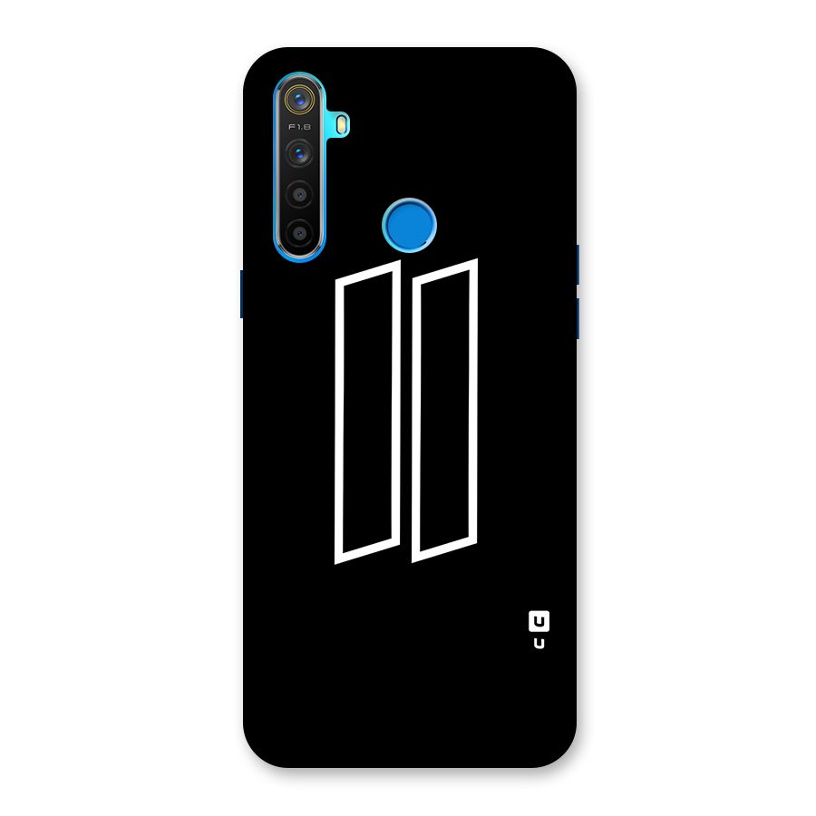 Minimal Slant Rectangles Back Case for Realme 5