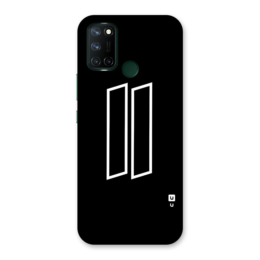 Minimal Slant Rectangles Back Case for Realme 7i