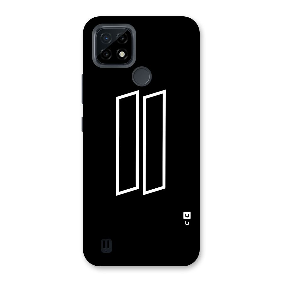 Minimal Slant Rectangles Back Case for Realme C21