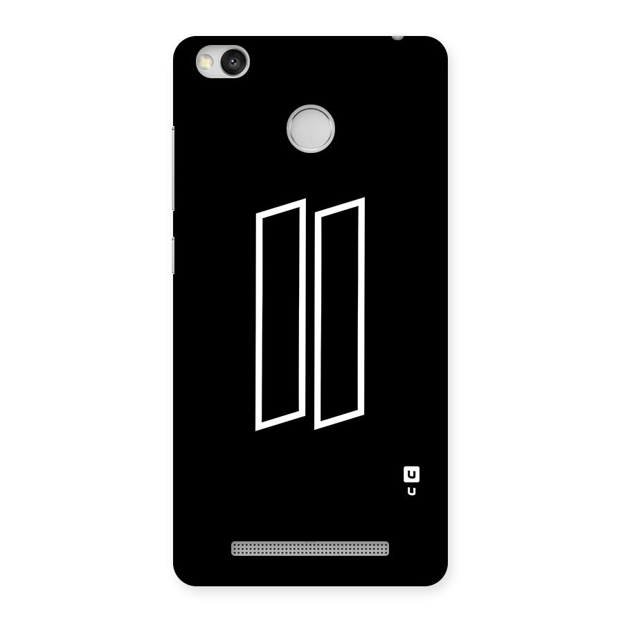 Minimal Slant Rectangles Back Case for Redmi 3S Prime
