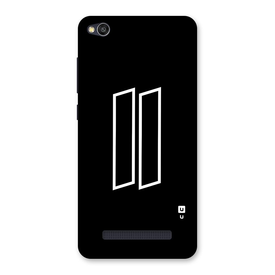 Minimal Slant Rectangles Back Case for Redmi 4A