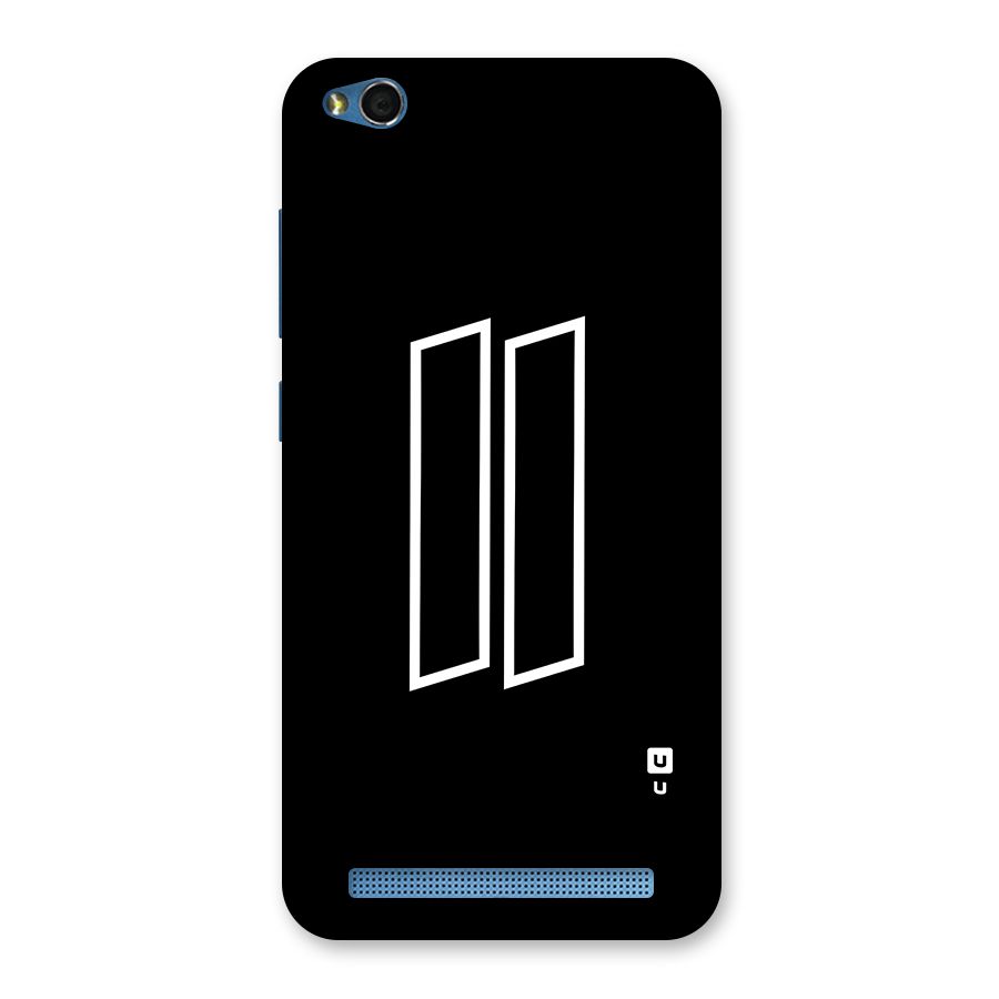 Minimal Slant Rectangles Back Case for Redmi 5A