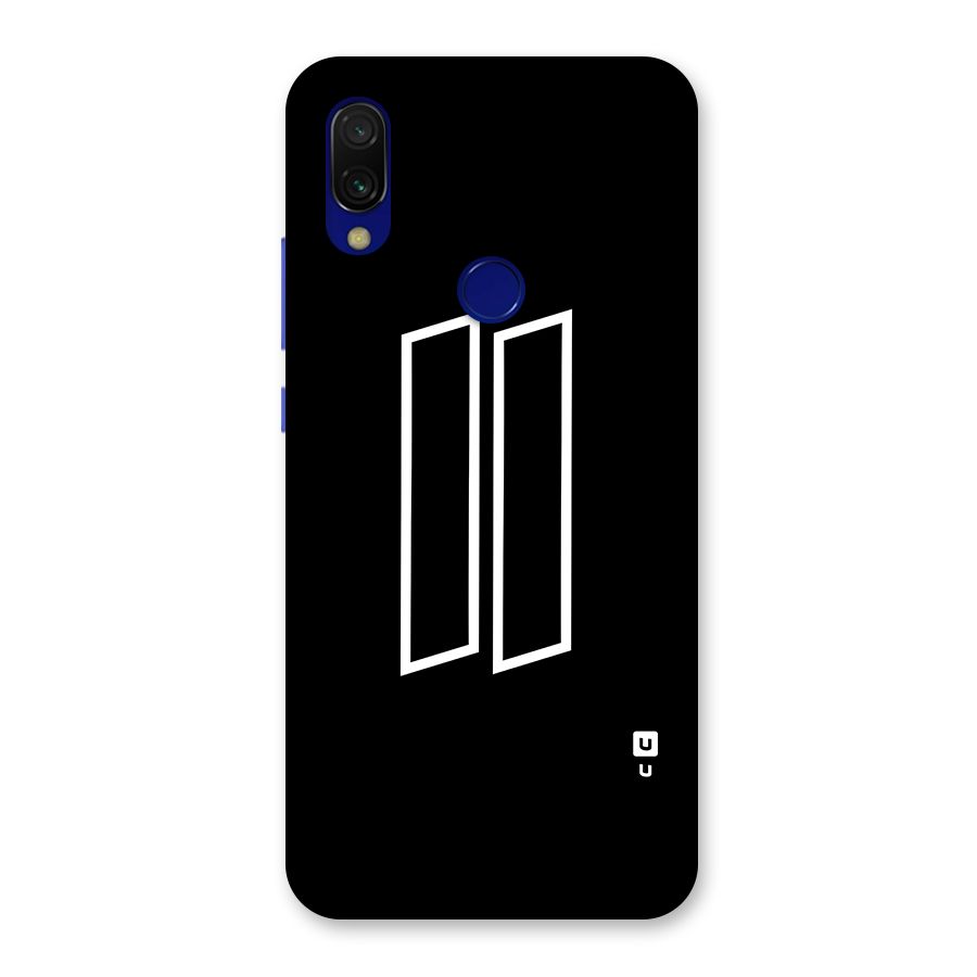 Minimal Slant Rectangles Back Case for Redmi 7