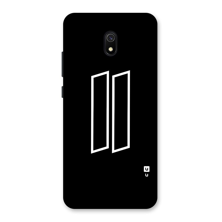 Minimal Slant Rectangles Back Case for Redmi 8A