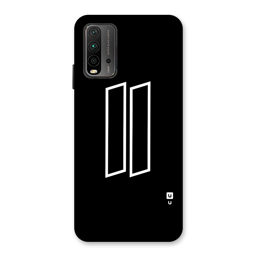 Minimal Slant Rectangles Back Case for Redmi 9 Power