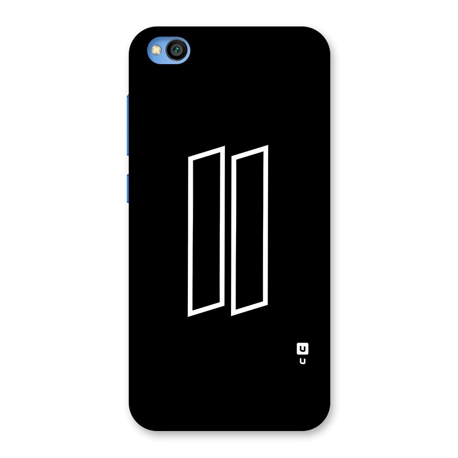 Minimal Slant Rectangles Back Case for Redmi Go