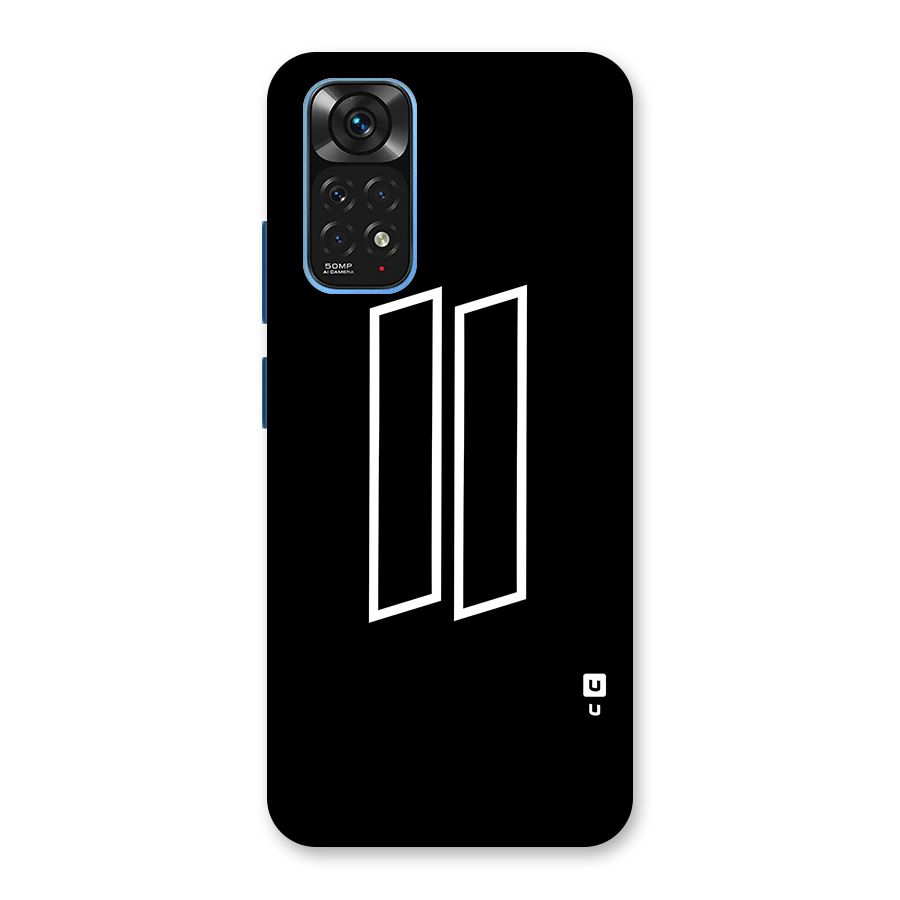 Minimal Slant Rectangles Back Case for Redmi Note 11S