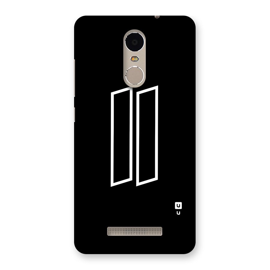 Minimal Slant Rectangles Back Case for Redmi Note 3