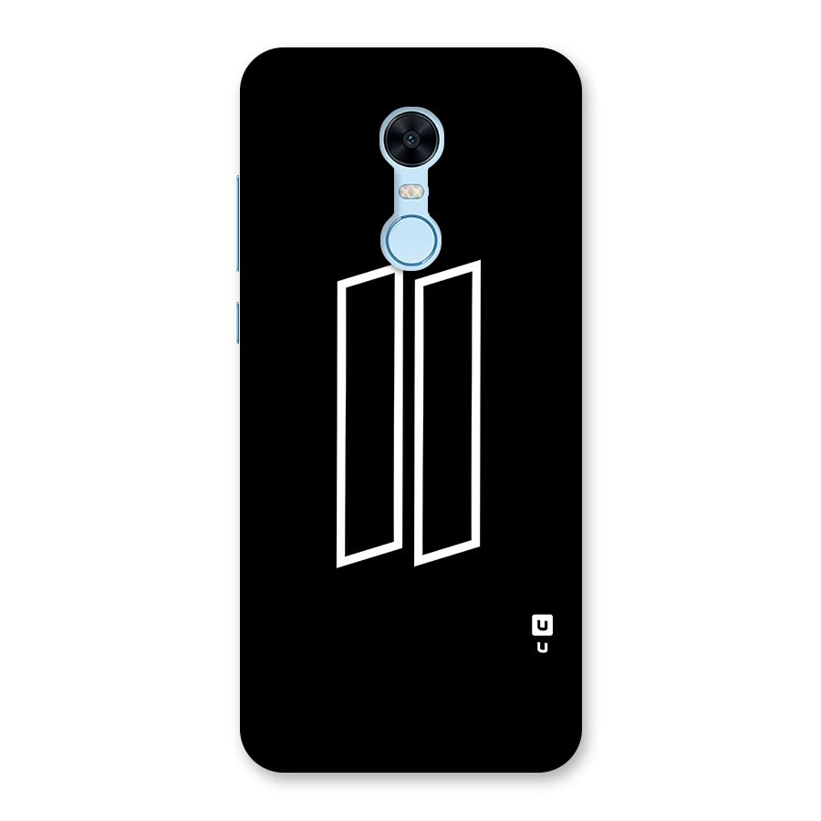 Minimal Slant Rectangles Back Case for Redmi Note 5