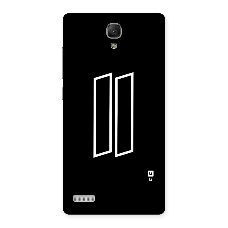 Minimal Slant Rectangles Back Case for Redmi Note Prime
