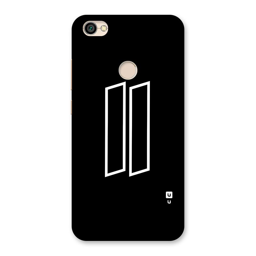 Minimal Slant Rectangles Back Case for Redmi Y1 2017