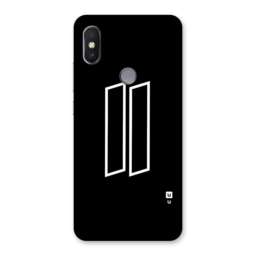 Minimal Slant Rectangles Back Case for Redmi Y2
