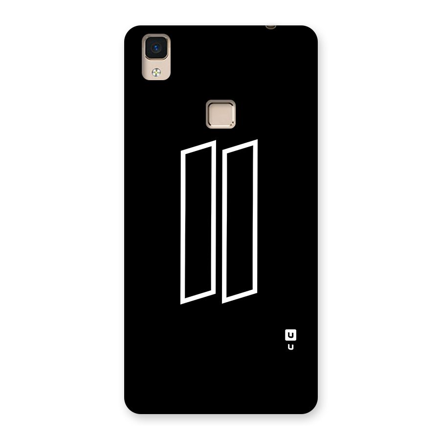 Minimal Slant Rectangles Back Case for V3 Max