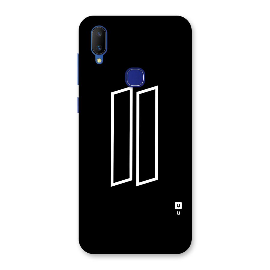 Minimal Slant Rectangles Back Case for Vivo V11