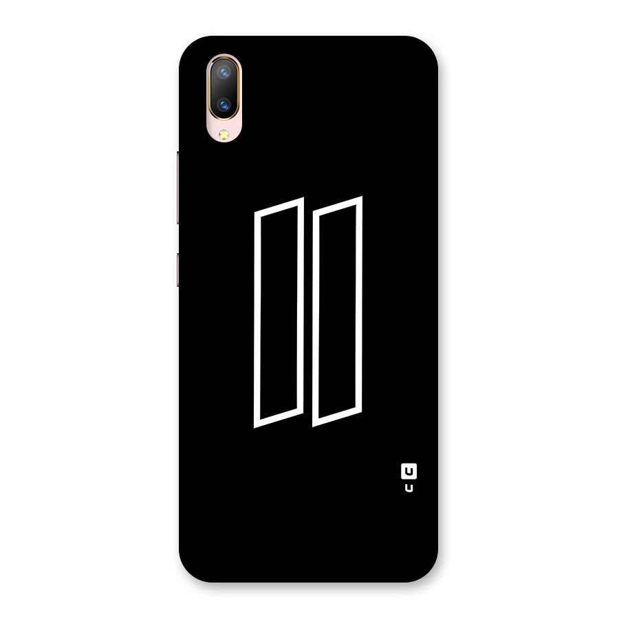 Minimal Slant Rectangles Back Case for Vivo V11 Pro