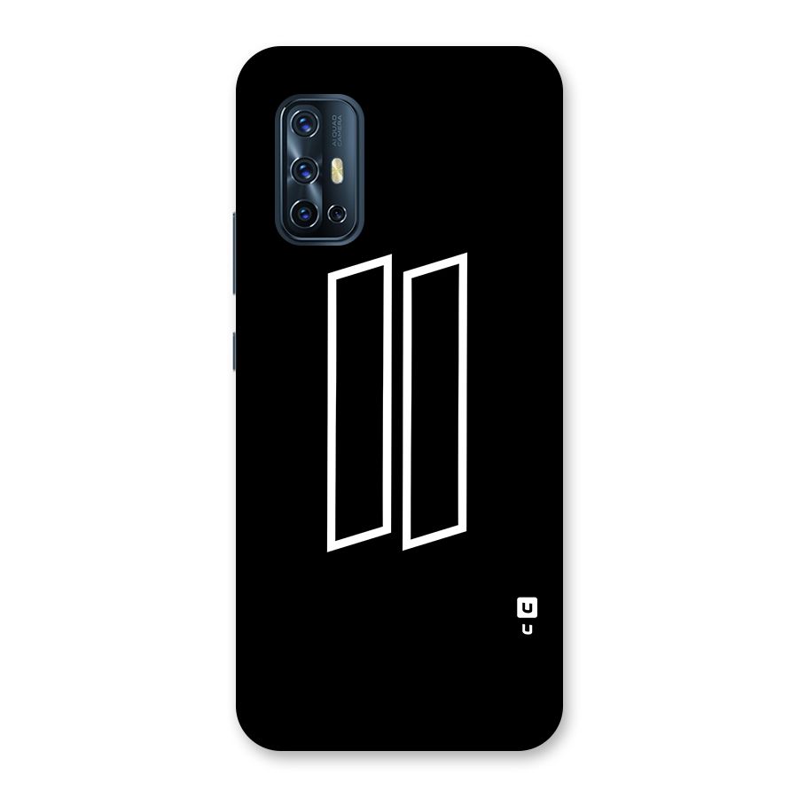 Minimal Slant Rectangles Back Case for Vivo V17