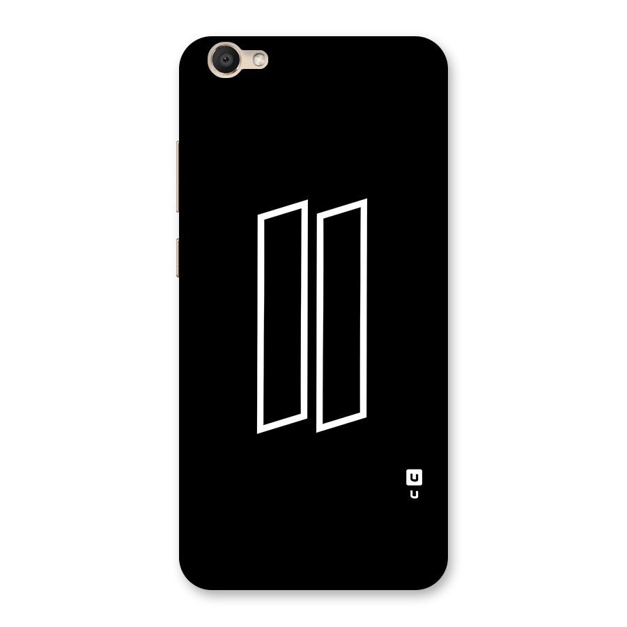 Minimal Slant Rectangles Back Case for Vivo V5