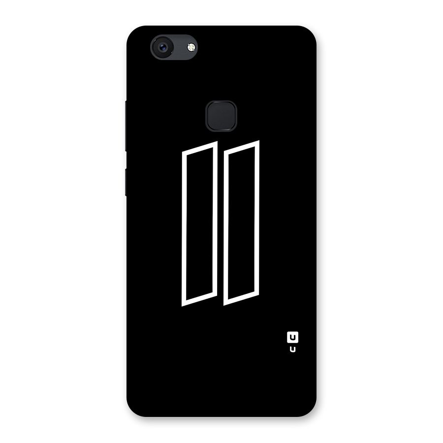 Minimal Slant Rectangles Back Case for Vivo V7 Plus
